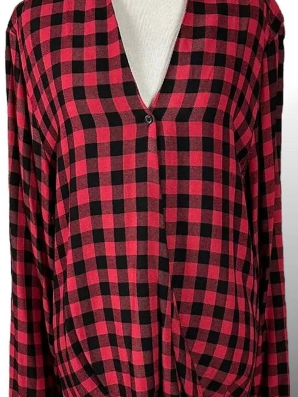 Cloth and Stone buffalo checked top